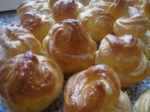 Профитроли (заварные пирожные)