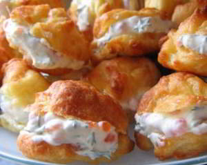 Профитроли сырные