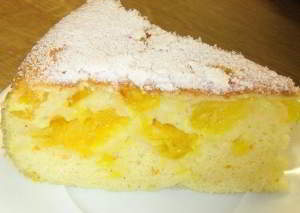 Шарлотка с апельсинами