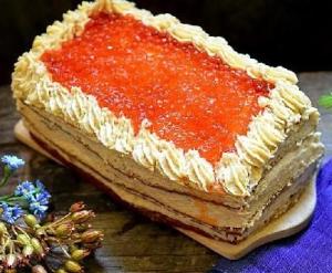 Вкусный закусочный торт из сельди к Новому году - новогодние рецепты