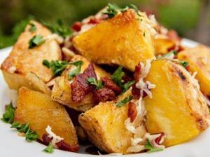 Запеченный картофель с беконом