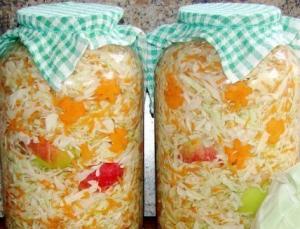 Квашеная капуста - рецепты на зиму
