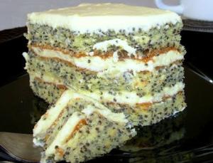 Маковый торт " Царица Эстер"