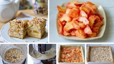Персиковый пирог на сметане
