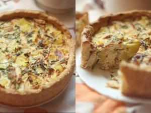 Пирог с курицей и картофелем