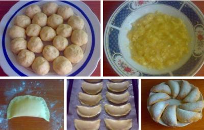 Пирожки "Бананчики"