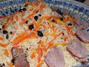 Плов мясной с барбарисом