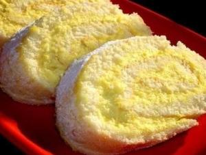 Рулет с лимоном