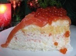 Рыбный торт