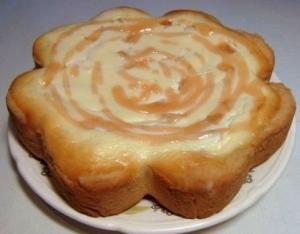 Творожный пирог с ананасами