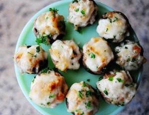 Французские грибочки с запеченным сыром