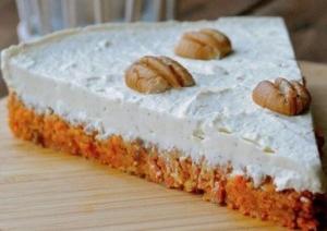 Чизкейк на морковной основе