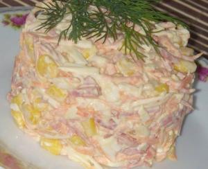 Быстрый и вкусный салат