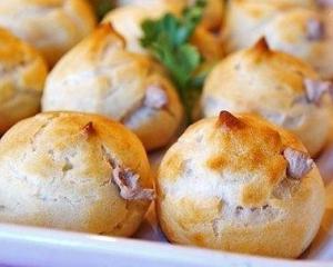 Профитроли с куриной печенью