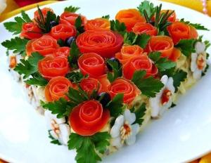 Салат "Розовый блюз"