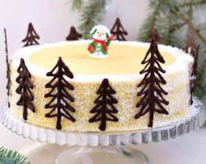 Торт Нежный Наполеон - новогодние рецепты