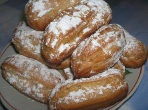 Эклеры с заварным кремом