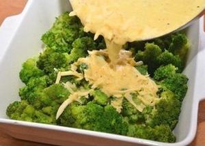 Запеканка с брокколи
