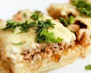 Картофельная запеканка с мясом