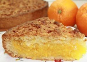 Пирог с апельсиновой начинкой