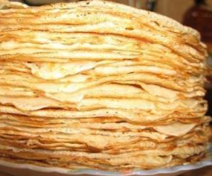Разливные блинчики