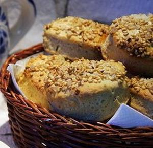Ржаные сконы - английские булочки к чаю