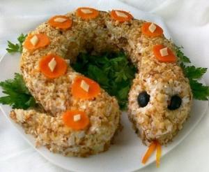 Салат "Змея"
