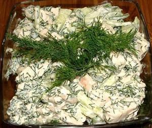 Салат ″Курочка Ряба″