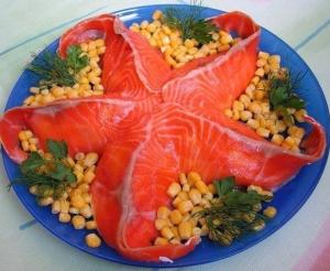 Салат "Морская звезда"