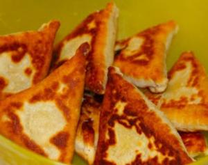 Самосы с капустой