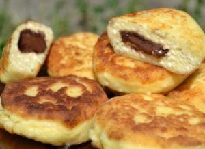 Сырники с шоколадом