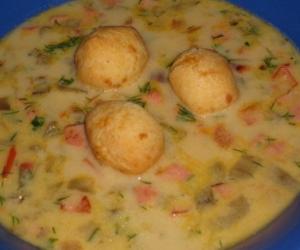 Сырно-баклажановый супчик за полчаса