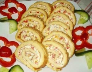 Сырный рулет