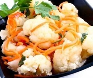 Цветная капуста по-корейски