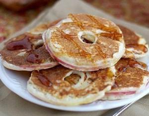 Яблочные круги с мёдом