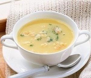 Картофельный суп-пюре с сыром
