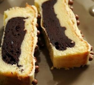 Кекс с йогуртом и какао