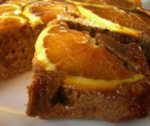 Кофейный пирог с апельсинами