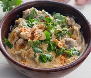Куриные желудки в остром соусе