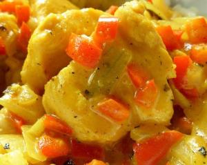 Курица с соусом карри