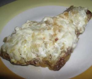 Печень с яблоками