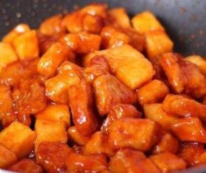 Свинина с ананасами кисло-сладкая