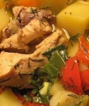 рагу овощное с мясом