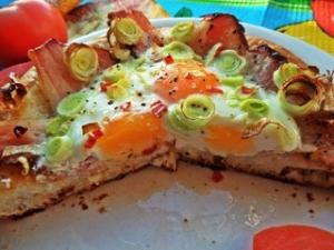 Глазунья в лепёшке