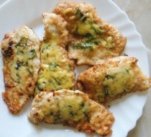 Куриные отбивные под сыром
