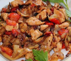 Курица с овощами