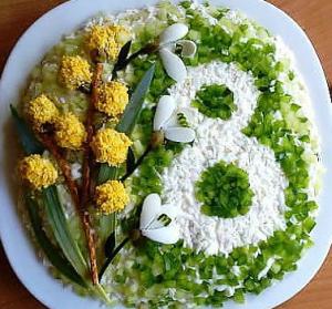 Салат 8 Марта