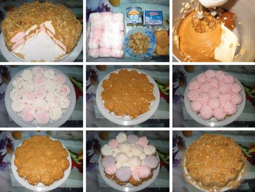 Простой Зефирный Торт (торт без выпечки)