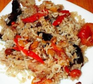 Бухарский плов с черносливом и изюмом