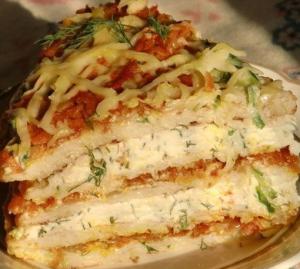 Кабачковый тортик